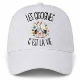 Casquette Blanche Les cigognes c'est la vie