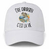 Casquette Blanche Être chirurgien c'est la vie