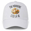 Casquette Blanche Être puéricultrice c'est la vie