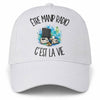 Casquette Blanche Être manip radio c'est la vie