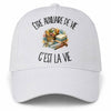 Casquette Blanche Être auxiliaire de vie c'est la vie