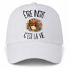 Casquette Blanche Être instit c'est la vie