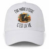 Casquette Blanche Être maître d'école c'est la vie