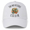 Casquette Blanche Être prof des écoles c'est la vie