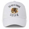 Casquette Blanche Être prof de français c'est la vie
