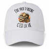 Casquette Blanche Être prof d'histoire c'est la vie