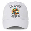 Casquette Blanche Être animateur c'est la vie