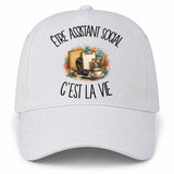 Casquette Blanche Être assistant social c'est la vie