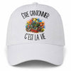 Casquette Blanche Être cantonnier c'est la vie