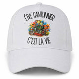 Casquette Blanche Être cantonnier c'est la vie