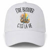 Casquette Blanche Être bijoutier c'est la vie