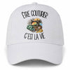 Casquette Blanche Être couturier c'est la vie
