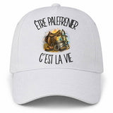 Casquette Blanche Être palefrenier c'est la vie