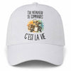 Casquette Blanche Être préparateur de commandes c'est la vie