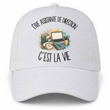 Casquette Blanche Être assistante de direction c'est la vie