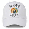 Casquette Blanche Être vendeur c'est la vie