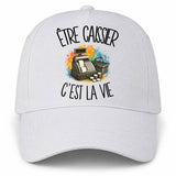 Casquette Blanche Être caissier c'est la vie