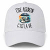 Casquette Blanche Être assureur c'est la vie