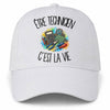 Casquette Blanche Être technicien c'est la vie