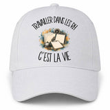 Casquette Blanche Travailler dans les RH c'est la vie