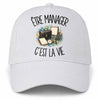 Casquette Blanche Être manager c'est la vie