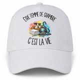 Casquette Blanche Être femme de chambre c'est la vie