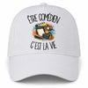 Casquette Blanche Être comédien c'est la vie