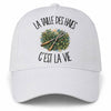 Casquette Blanche La taille des haies c'est la vie