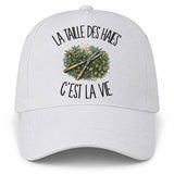 Casquette Blanche La taille des haies c'est la vie