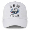 Casquette Blanche Le jiu-jitsu c'est la vie
