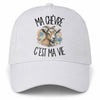 Casquette Blanche Ma chèvre c'est ma vie