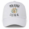 Casquette Blanche Mon alpaga c'est ma vie