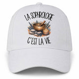 Casquette Blanche La sophrologie c'est la vie