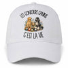 Casquette Blanche Les concours canins c'est la vie