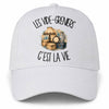 Casquette Blanche Les vide-greniers c'est la vie