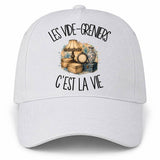Casquette Blanche Les vide-greniers c'est la vie