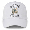 Casquette Blanche Le qi gong c'est la vie