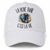 Casquette Blanche La boxe thaïe c'est la vie