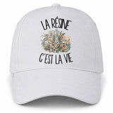 Casquette Blanche La résine c'est la vie