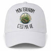 Casquette Blanche Mon terrarium c'est ma vie