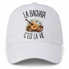 Casquette Blanche La bachata c'est la vie