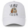 Casquette Blanche La valse c'est la vie