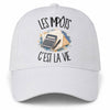 Casquette Blanche Les impôts c'est la vie