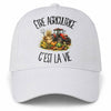 Casquette Blanche Être agricultrice c'est la vie