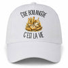 Casquette Blanche Être boulangère c'est la vie