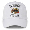 Casquette Blanche Être cuisinière c'est la vie