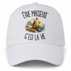 Casquette Blanche Être masseuse c'est la vie