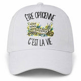 Casquette Blanche Être opticienne c'est la vie