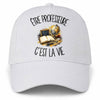 Casquette Blanche Être professeure c'est la vie