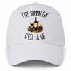 Casquette Blanche Être sommelière c'est la vie